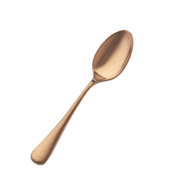 Bon Chef Como, Soup/Dessert Spoon, Satin Finish, 18/10, 8" - Rose Gold Matte , set of 12 S4103RGM - main